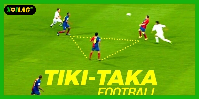 Tiki-taka kiểm soát bóng và không gian đỉnh cao trong bóng đá hiện đại